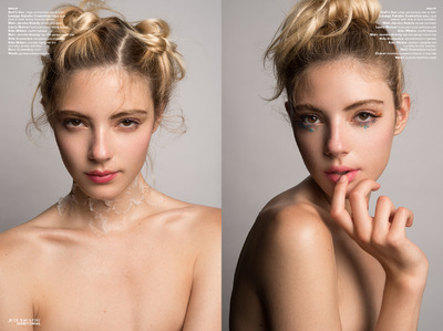 Junko Komada MAKE UP& HAIR - JUTE magazie makeup
