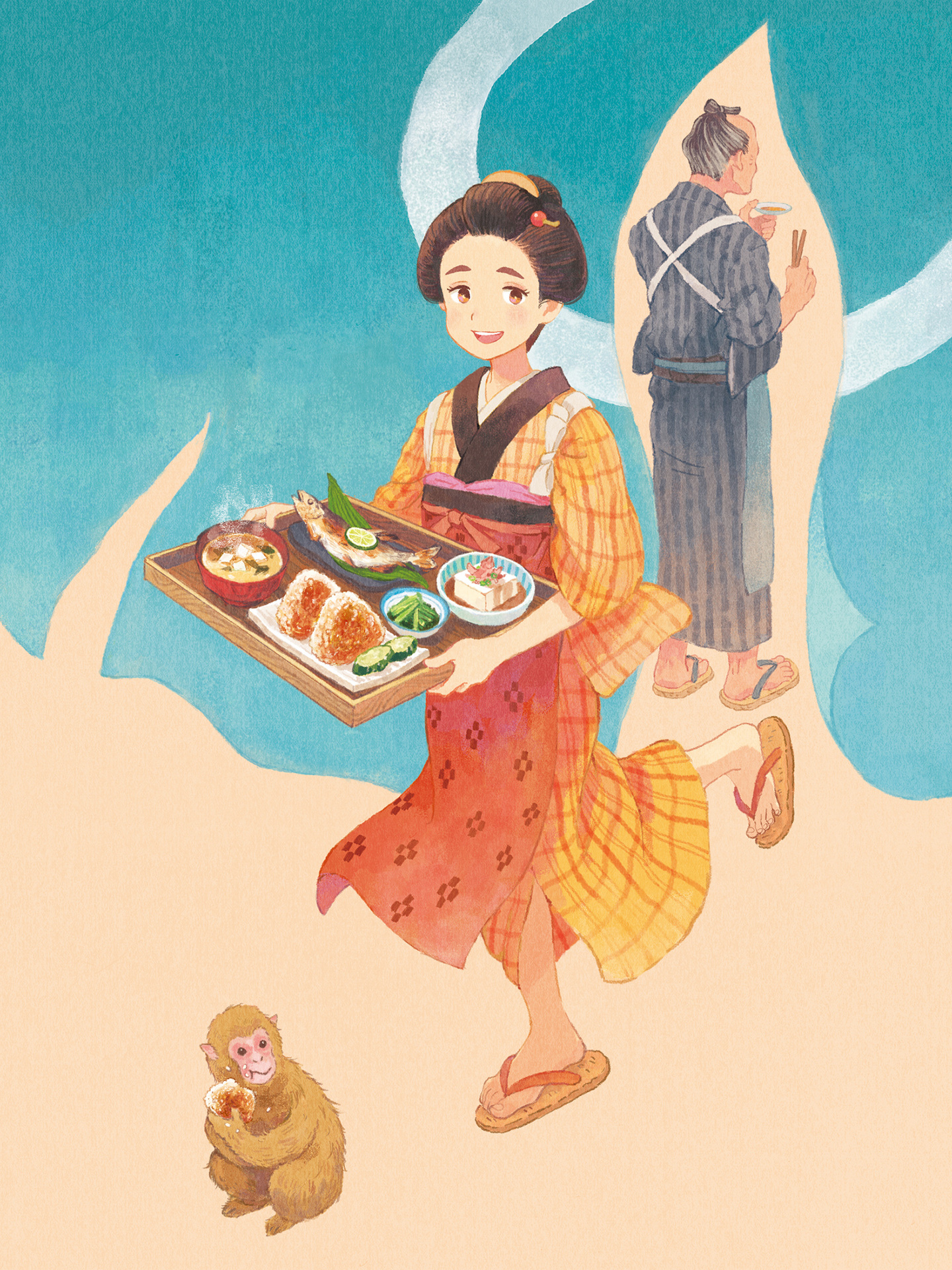 UN-GO 結城新十郎＆因果 pakoイラストタペストリー UN-GO 結城新十郎＆因果 pakoイラストタペストリー その他
