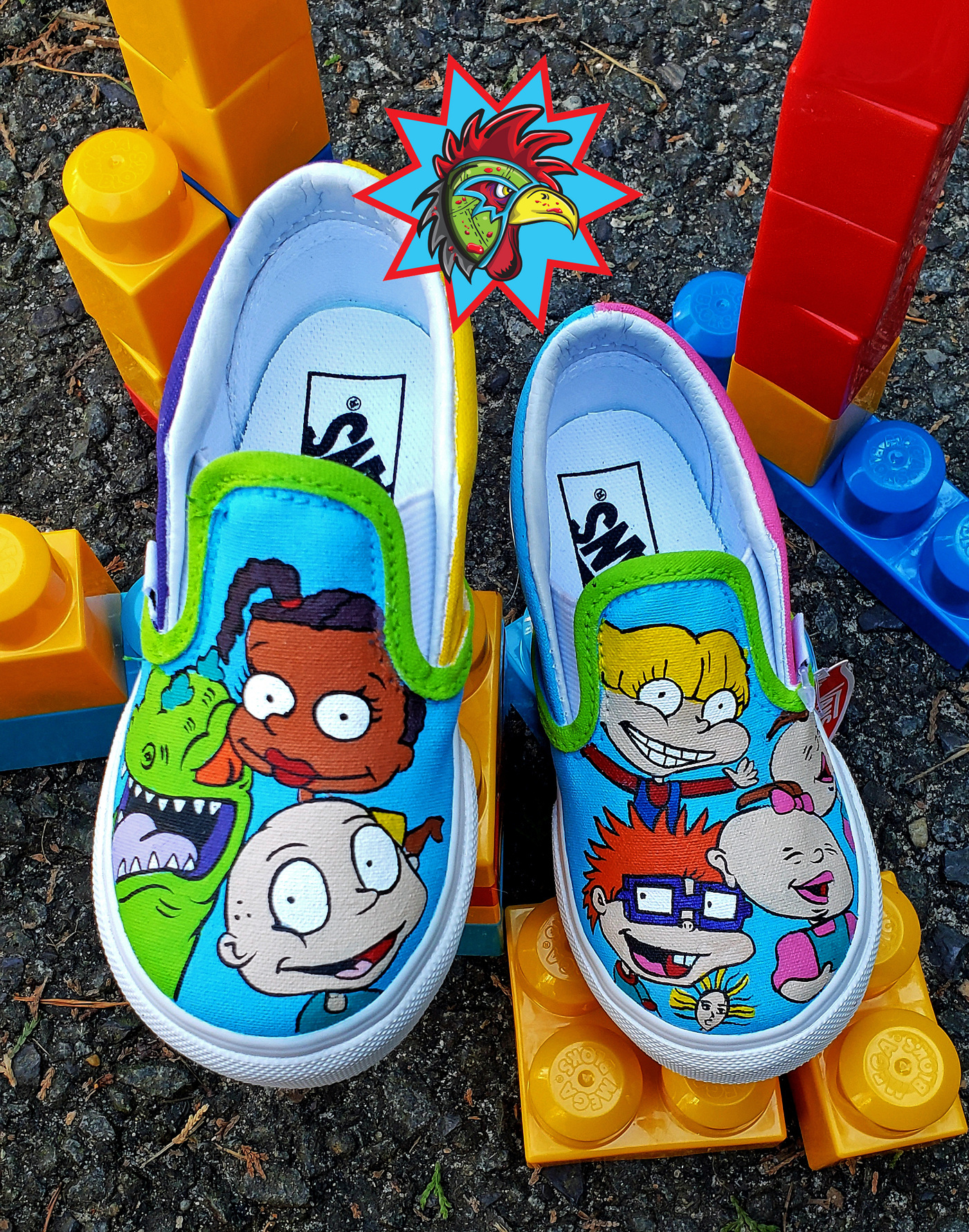custom rugrats vans